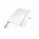 Leitz Cuaderno tamaño A6, 80 páginas, Con Rayas, Con tapas rígidas, Complete, Blanco, 44800001