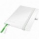 Leitz Cuaderno tamaño A6, 80 páginas, Con Rayas, Con tapas rígidas, Complete, Blanco, 44800001