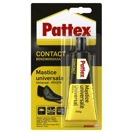 Pattex Cola de contacto universal instantánea multiusos, a prueba de agua, 50 gr