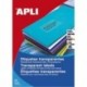 20H Etiquetas de Poliester traslúcidas mate 105 x 148 mm Apli 12963