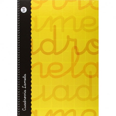 Lamela 99-N - Cuaderno con espiral, folio, tapa dura, color naranja, talla 80 páginas/ 3 mm