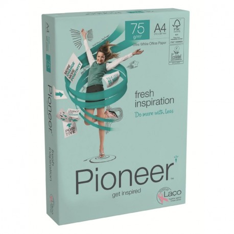 Antalis 465035 Pioneer - Papel DIN A4, 75 g/m², 500 hojas , color blanco