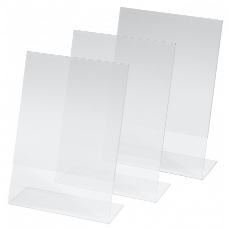 Sigel TA210 transparente Paquete de 10 expositores para hojas A4
