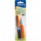 Pelikan - Bolígrafo de punta rodante, color naranja y azul