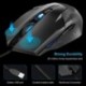 TeckNet Raptor LED - Ratón Gaming, Ratón óptico, Gaming Mouse 4 Nivel Ajustable, Ergonómicos 6 Botónes de Alta Precisión para