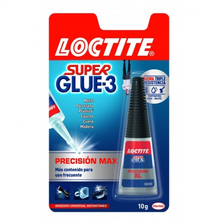 Loctite Super Glue-3 precisión máxima, adhesivo universal instantáneo, 10 gr