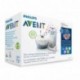 Philips Avent SCD580/00 - Vigilabebes DECT con proyector luz de compañía conestrellas, alcance de hasta 330 m, pilotos LED pa
