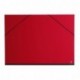 Clairefontaine 44405C - Carpeta de dibujo con gomas A2 , rojo