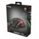 Trust Gaming GXT 152 - Ratón para gaming iluminación LED, 6 botones, 2400 DPI, PC/Mac , color negro y rojo
