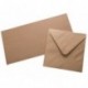 Papermania 50 x tarjetas cuadradas de cartulina reciclada 13,5 cm , color marrón