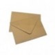 Lot de 100 enveloppes en papier Kraft recyclé Marron moucheté Format C6 114 x 162 mm A6
