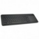 Microsoft All in One Media Keyboard - Teclado inalámbrico con touchpad