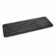 Microsoft All in One Media Keyboard - Teclado inalámbrico con touchpad