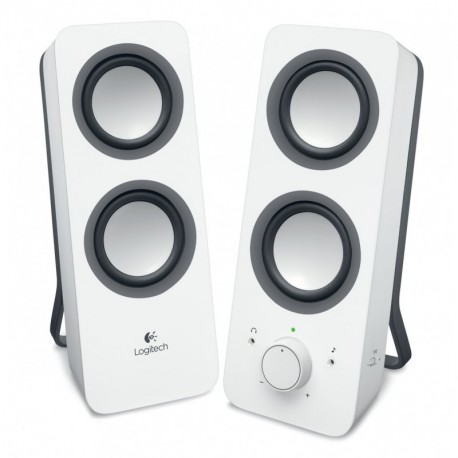 Logitech Z200 - Altavoces 2.0, color blanco nieve