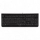 Cherry KC 1000 - Teclado USB , color negro -Teclado QWERTY Alemán