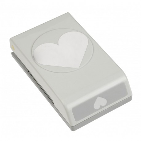 EK Tools Troquel Largo Corazón, Plástico y Metal, Gris, 5.81x9.62x17.24 cm