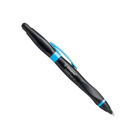 Stabilo SMARTball 2.0 - Bolígrafo de punta redonda tinta negra, para zurdos , color negro y azul