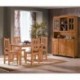 Dogar Altea Set 2 Sillas, Pino, Miel, 98.5x42x45 cm, 2 Unidades