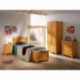 Dogar Altea Mesita 3 cajones, Pino, Miel, 55x48x34 cm