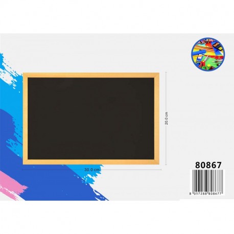 Linq Pizarra Pizarra Infantil Escolar – Pizarra Caballete de Madera Marco, Color 30 x 20 cm