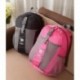 Packable Mochila Plegable Ligera Mochila-Uso como Bolsa de Viaje-Se pliega en el Bolsillo Interior Pink 