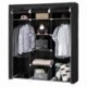 SONGMICS Armario Closet organizador Textil Plegable Color Negro 175 x 150 x 45 cm RYG12B