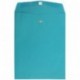 JAM Paper® Sobres de Catálogo de Extremo Abierto con Cierre de Goma - 254 x 330 mm - Brite Hue Mar Azul Reciclado - 10/paquet