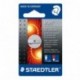 Staedtler Mars 510 25BK C doble sacapuntas de metal hecha de magnesio – Pack de 1 en blister tarjeta – Plata