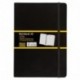 Idena 209281 - Cuaderno de notas con marcador A5, cuadriculado , color negro