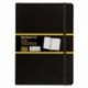 Idena 209281 - Cuaderno de notas con marcador A5, cuadriculado , color negro