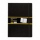Idena 209292 - Cuaderno de notas con marcador A4, rayado , color negro