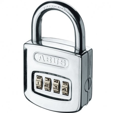 Abus 35015 - Candado de combinación, 160 x 50 mm, color plateado