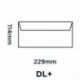 Design Range Vibrant 206 - Sobre DL con solapa autoadhesiva 120 g/m², 500 unidades , color rojo