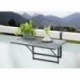 greenmotion – Mesa de pared ajustable en altura – 60 x 40 x 56 cm - Mesa suspendida, Mesa pequeña para balcón, terraza y pa