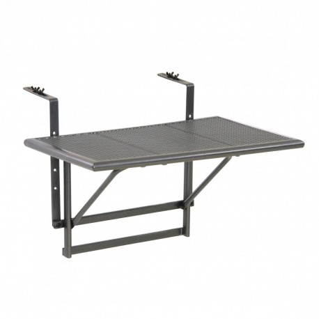 greenmotion – Mesa de pared ajustable en altura – 60 x 40 x 56 cm - Mesa suspendida, Mesa pequeña para balcón, terraza y pa