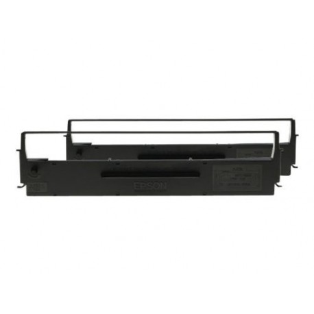 Epson SIDM Black Ribbon Cartridge for LQ-350/300+/300+II, Dualpack C13S015646 cinta para impresora - Cinta de impresoras ma