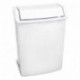 Tatay 1100901 Papelera con Tapa Basculante, Blanco, 49 L