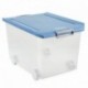 Tatay - Caja multiusos con ruedas, 60 L, Azul Paloma, 40 x 56.5 x 36.2 cm