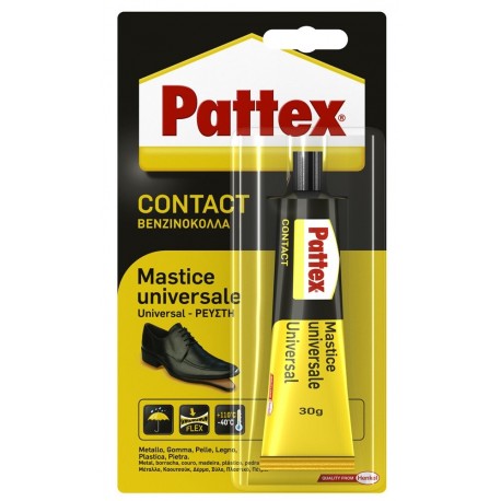 Pattex Cola de contacto universal instantánea multiusos, a prueba de agua, 30 gr