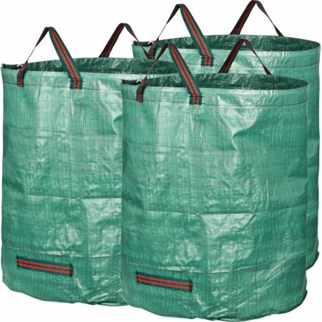 GardenMate 3 Sacos para desechos de jardín 272l