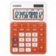 Casio MS-20NC-RG-S-EC - Calculadora básica con panel solar y batería, 22 x 104.5 x 149.5 mm , color naranja