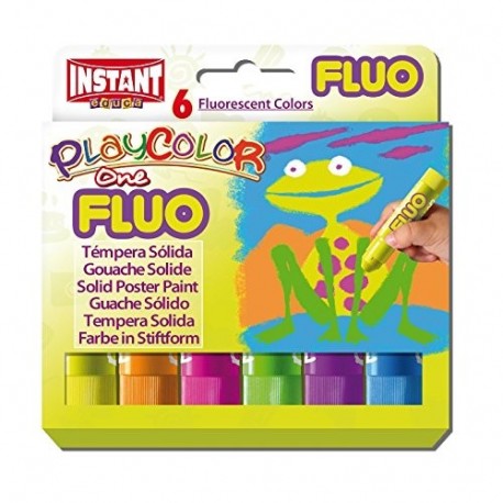 Instant - Juego de 6 rotuladores fluorescentes Fluo 40139.04 , Modelos/colores Surtidos, 1 Unidad