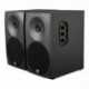 Woxter Dynamic Line DL-410 - Altavoces multimedia 2.0 Potencia 150W, en madera, conexión 35 mm, control de sonido en panel 