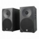 Woxter Dynamic Line DL-410 - Altavoces multimedia 2.0 Potencia 150W, en madera, conexión 35 mm, control de sonido en panel 
