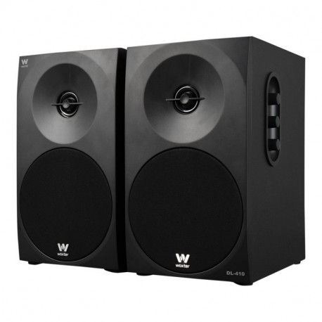 Woxter Dynamic Line DL-410 - Altavoces multimedia 2.0 Potencia 150W, en madera, conexión 35 mm, control de sonido en panel 