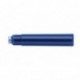 Faber-Castell 185506 – Cartuchos de Tinta estándar, 6 unidades , color azul