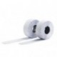 Avery PLR1226 - Rollo de etiquetas removible 1 línea de adhesivo permanente, 12 x 26 mm, 10 rollos/15000 unidades , blanco