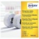 Avery PLR1226 - Rollo de etiquetas removible 1 línea de adhesivo permanente, 12 x 26 mm, 10 rollos/15000 unidades , blanco