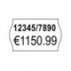 Avery PLR1626 - Etiquetas para etiquetadora de 2 líneas, 16 x 26 mm, blanco