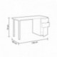 Habitdesign 004604BO - Mesa Ordenador Reversible, Color Blanco Brillo, Medidas: 138x74x60 cm de Fondo